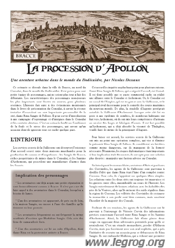 Couverture de Procession d'Apollon (La)