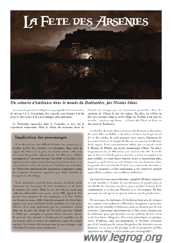 Couverture de Fête des Arsenies (La)