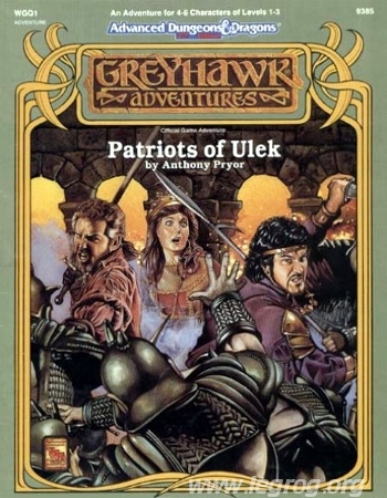 Couverture de WGQ1 - Patriots of Ulek