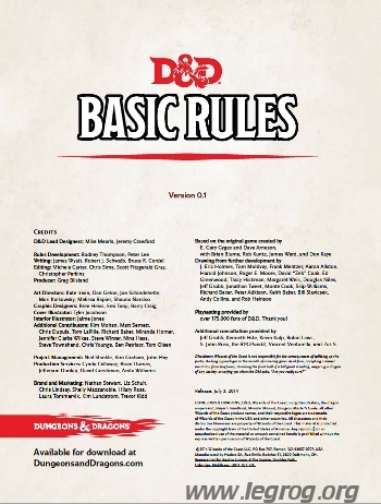 Couverture de Basic Rules