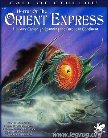 Couverture de Horror on the Orient Express