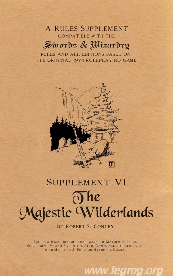 Couverture de Majestic Wilderlands (The)