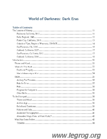 Couverture de Dark Eras