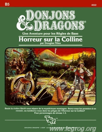 Couverture de B5 - Horreur sur la Colline