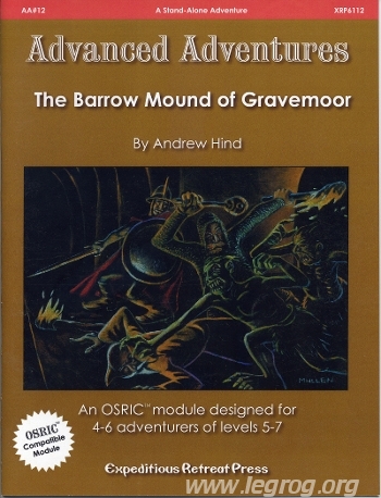 Couverture de AA12 - The Barrow Mound of Gravemoor