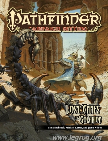 Couverture de Lost Cities of Golarion