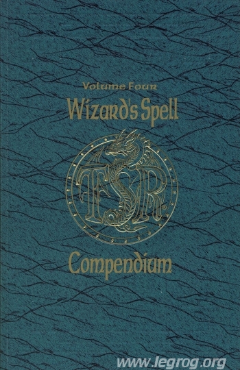 Couverture de Wizard's Spell Compendium, Volume Four