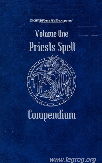 Couverture de Priest's Spell Compendium, Volume One