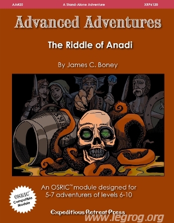 Couverture de AA20 - The Riddle of Anadi