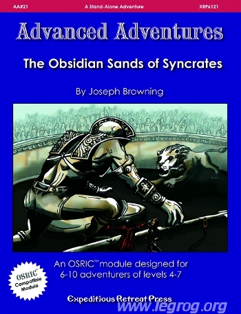 Couverture de AA21 - The Obsidian Sands of Syncrates