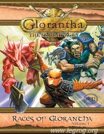 Couverture de Races of Glorantha