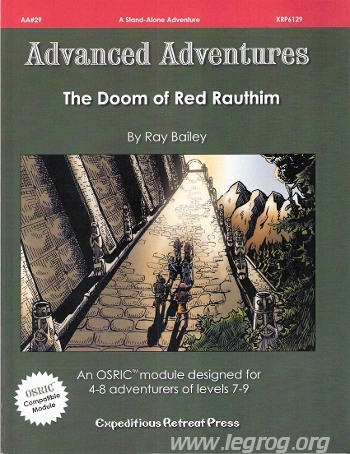 Couverture de AA29 - The Doom of Red Rauthim