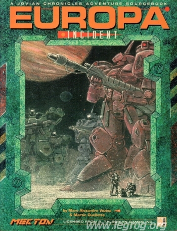 Couverture de Europa Incident