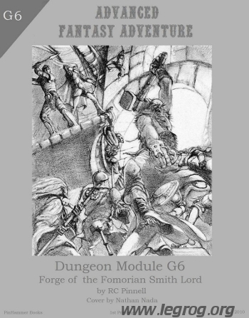 Couverture de G6 - The Forge of the Fomorian Smith Lord