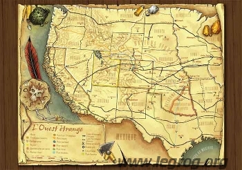 Couverture de Carte de l'Ouest Etrange