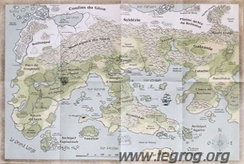 Couverture de Carte du Monde de Naheulbeuk