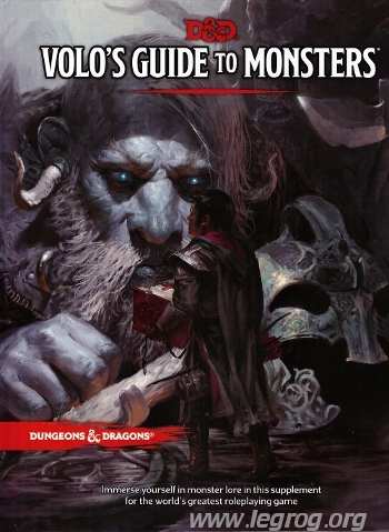 Couverture de Volo's Guide to Monsters