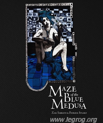 Couverture de Maze of the Blue Medusa
