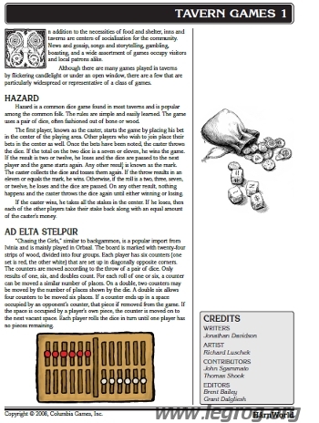 Couverture de Tavern Games
