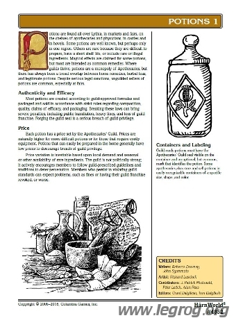 Couverture de Potions