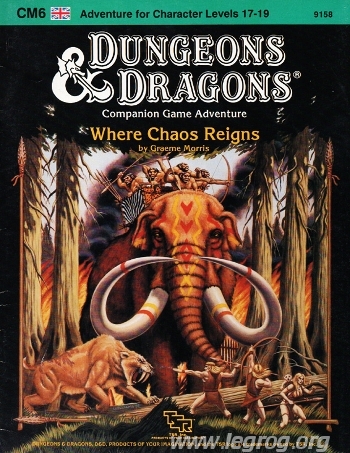 Couverture de CM6 - Where Chaos Reigns