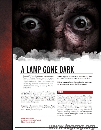 Couverture de Lamp Gone Dark (A)
