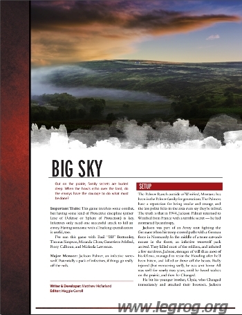 Couverture de Big Sky