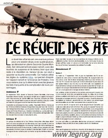 Couverture de Réveil des Affamés (Le)