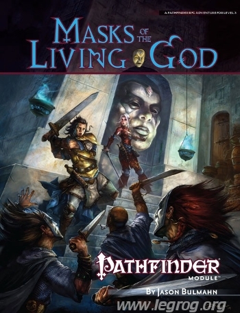 Couverture de Masks of the Living God