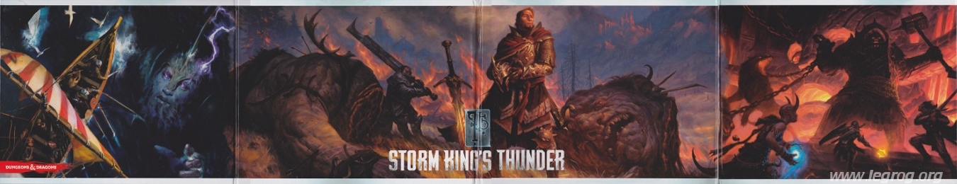 Couverture de Dungeon Master's Screen Storm King's Thunder