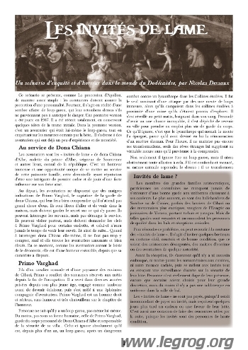 Couverture de Invités de Lame (Les)