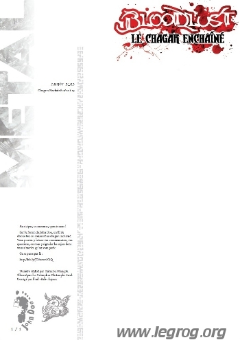 Couverture de Chagar Enchaîné, Année 2013 (Le)