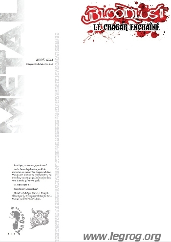 Couverture de Chagar Enchaîné, Année 2014 (Le)