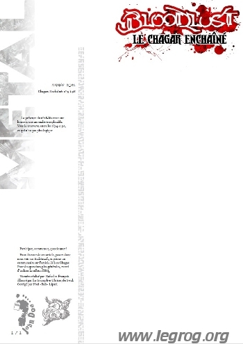 Couverture de Chagar Enchaîné, Année 2016 (Le)