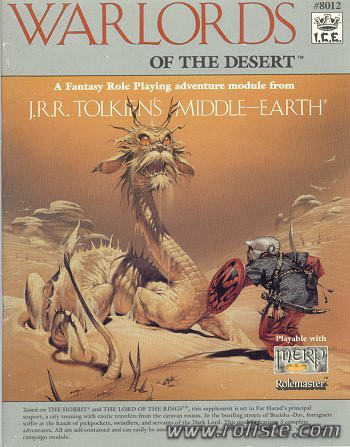 Couverture de Warlords of the Desert