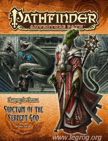 Couverture de Sanctum of the Serpent God