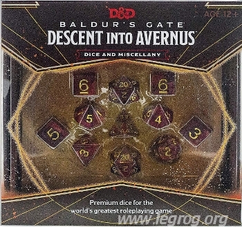 Couverture de Descent into Avernus Dice & Miscellany