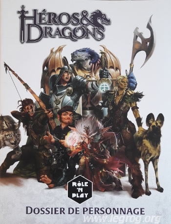 Couverture de Dossier de Personnage - Rôle 'n Play