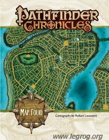 Couverture de Curse of the Crimson Throne - Map Folio