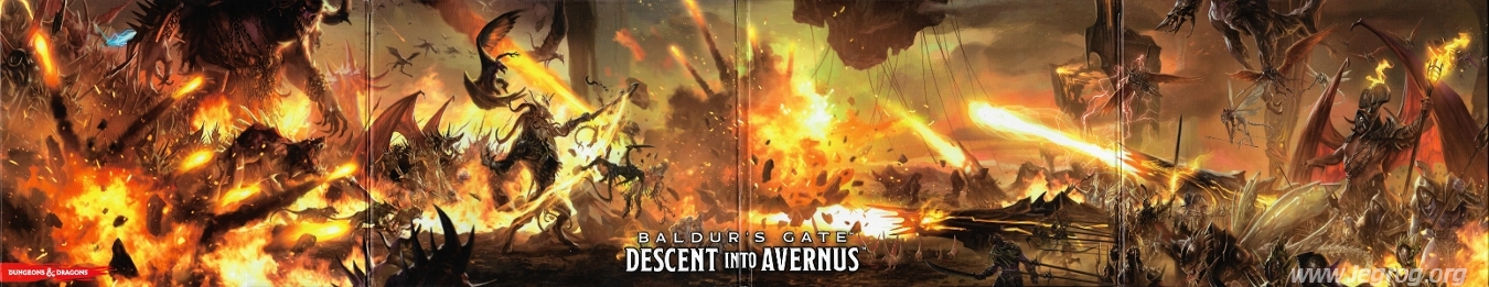 Couverture de DM Screen Baldur's Gate - Descent into Avernus