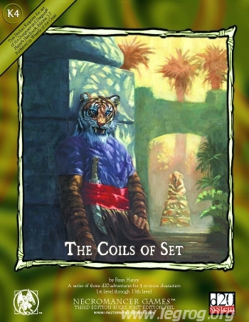 Couverture de K4 - The Coils of Set