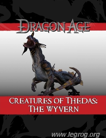 Couverture de Creatures of Thedas : The Wyvern