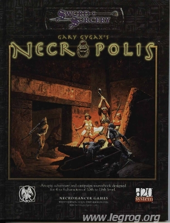 Couverture de Gary Gygax’s Necropolis