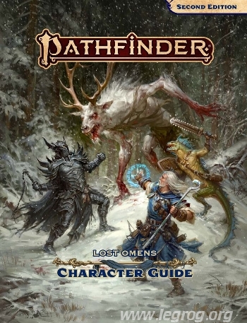 Couverture de Lost Omens Character Guide