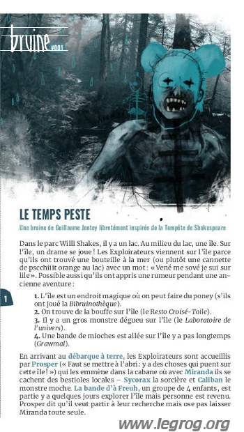 Couverture de Bruine #001 : Le Temps Peste