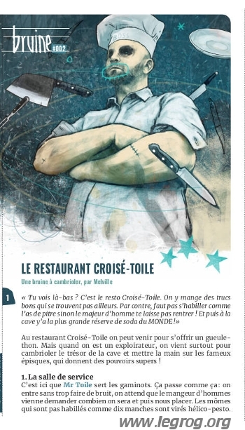 Couverture de Bruine #002 : Le Restaurant Croisé-Toile