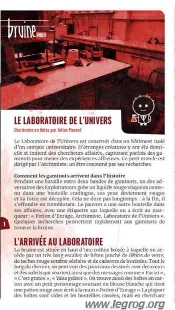 Couverture de Bruine #004 : Le Laboratoire de l’Univers