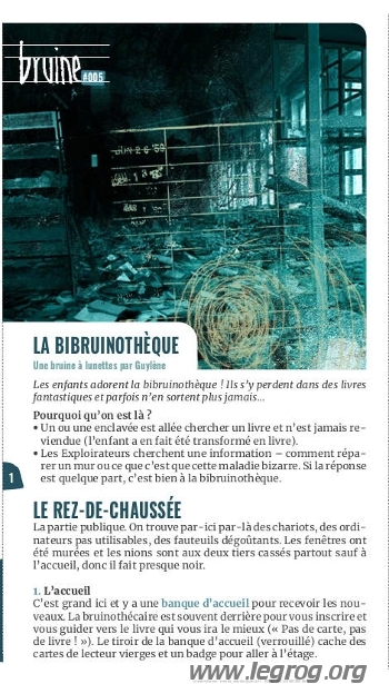 Couverture de Bruine #005 : La Bibruinothèque