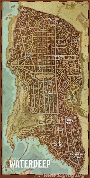 Couverture de Waterdeep City Map