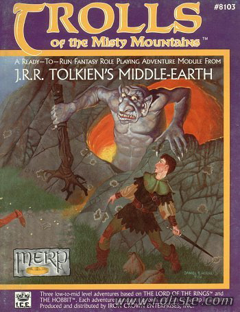 Couverture de Trolls of the Misty Mountains